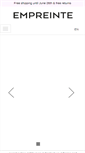 Mobile Screenshot of empreintelatelierlingerie.com